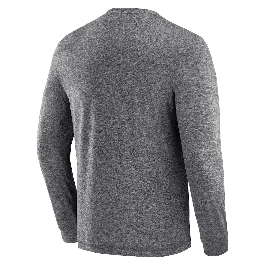 San Francisco 49ers J. Palmer Four Down Long Sleeve T-Shirt Heather Black