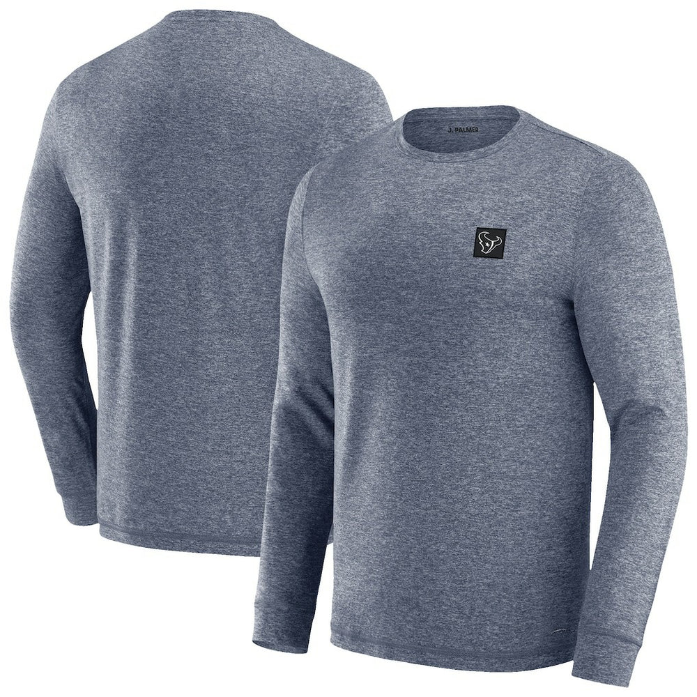 Houston Texans J. Palmer Four Down Long Sleeve T-Shirt Navy