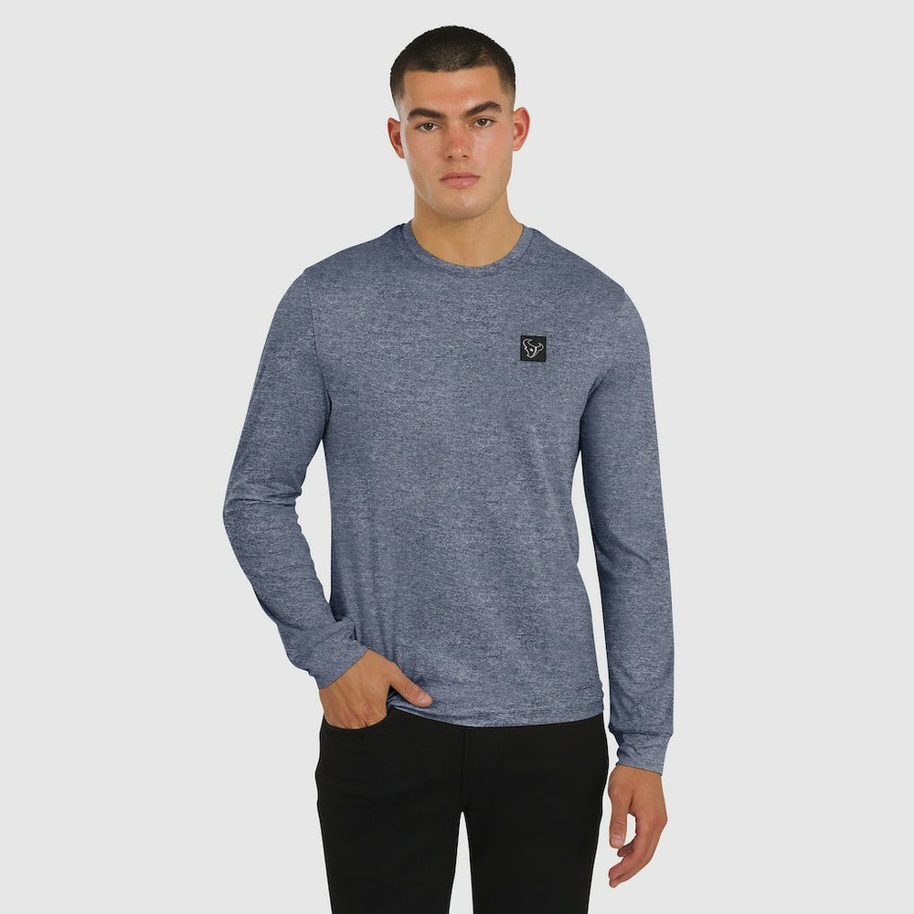 Houston Texans J. Palmer Four Down Long Sleeve T-Shirt Navy
