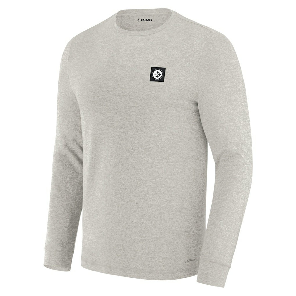 Pittsburgh Steelers J. Palmer Four Down Long Sleeve T-Shirt Gray