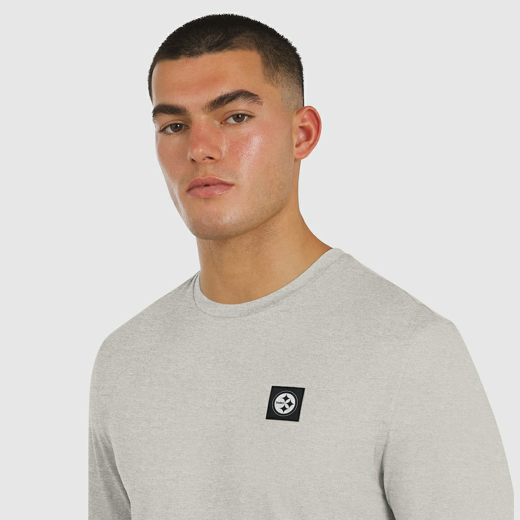 Pittsburgh Steelers J. Palmer Four Down Long Sleeve T-Shirt Gray