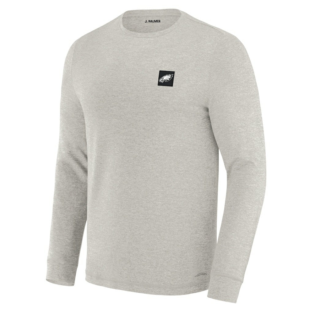Philadelphia Eagles J. Palmer Four Down Long Sleeve T-Shirt Gray