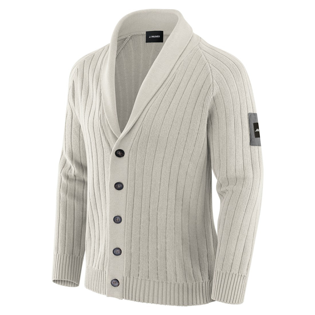 New York Jets J. Palmer The Playmaker Cardigan Raglan Sweater Gray