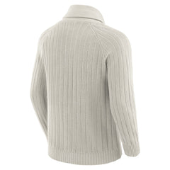 New York Jets J. Palmer The Playmaker Cardigan Raglan Sweater Gray