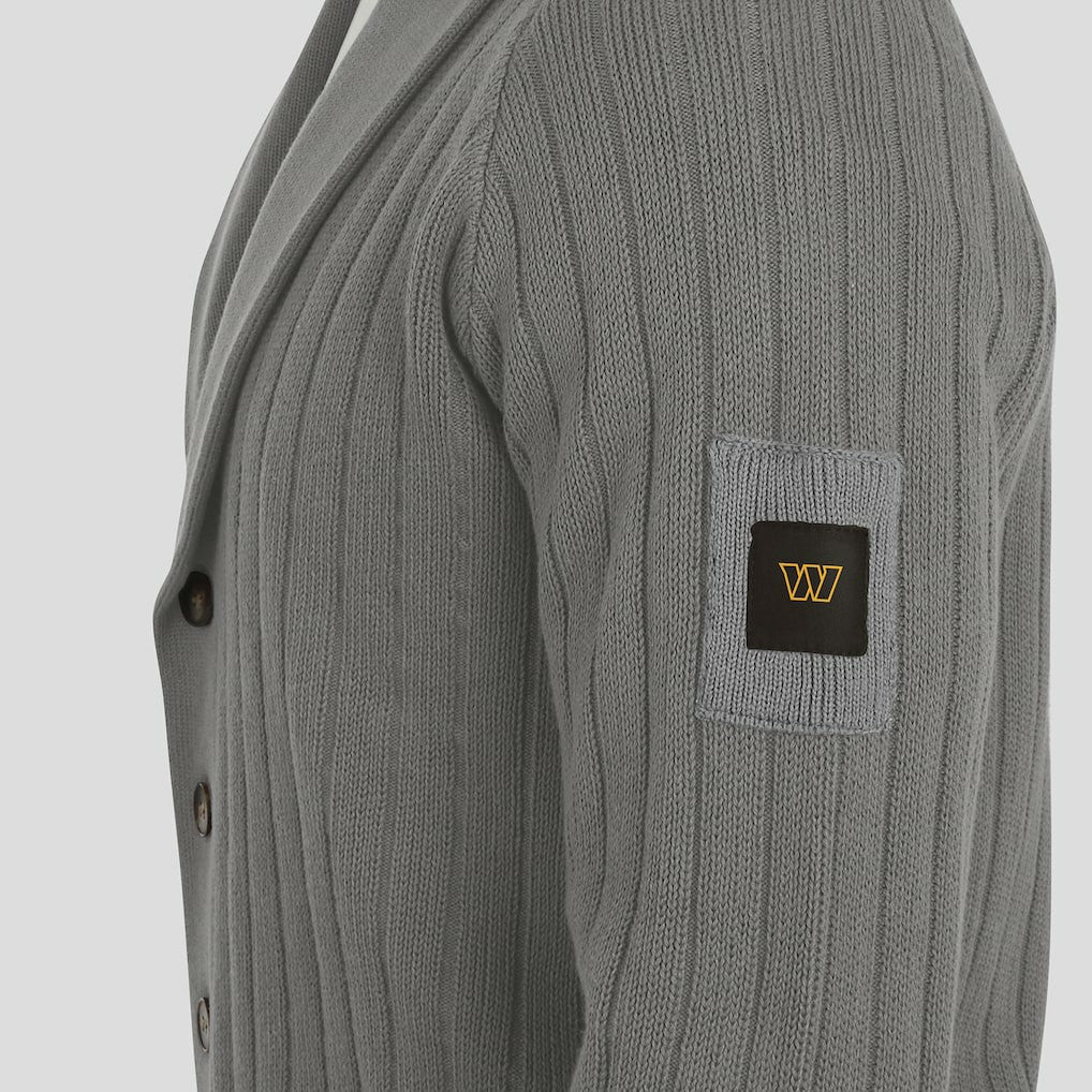 Washington Commanders J. Palmer The Playmaker Cardigan Raglan Sweater Graphite