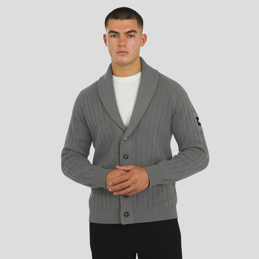 Green Bay Packers J. Palmer The Playmaker Cardigan Raglan Sweater Graphite