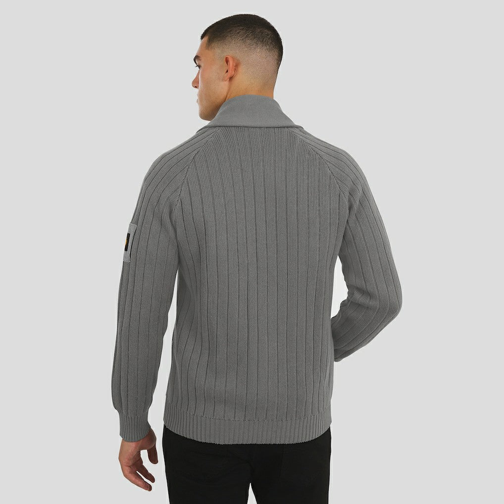 Pittsburgh Steelers J. Palmer The Playmaker Cardigan Raglan Sweater Graphite