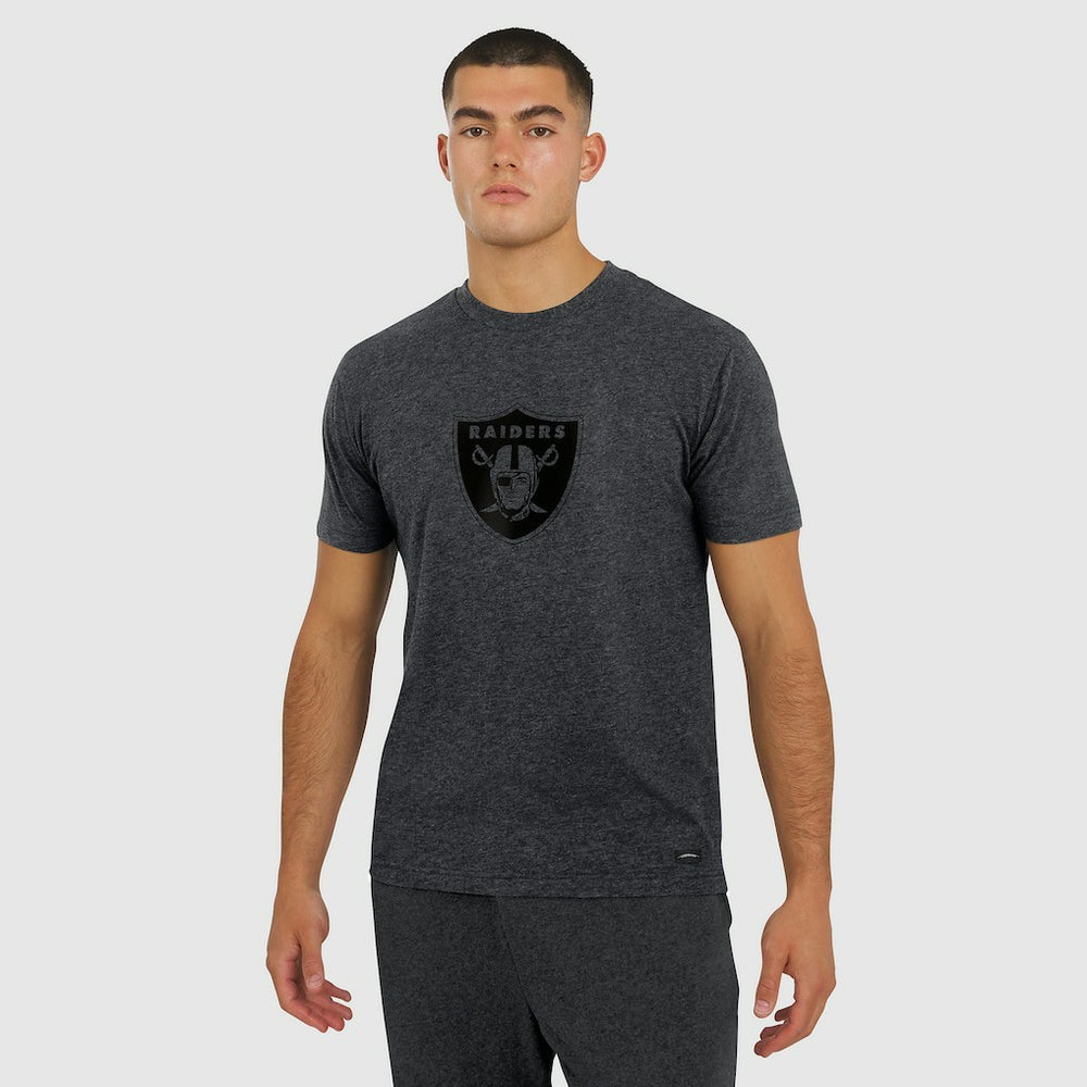 Las Vegas Raiders J. Palmer Players Lounge Tri-Blend T-Shirt Graphite
