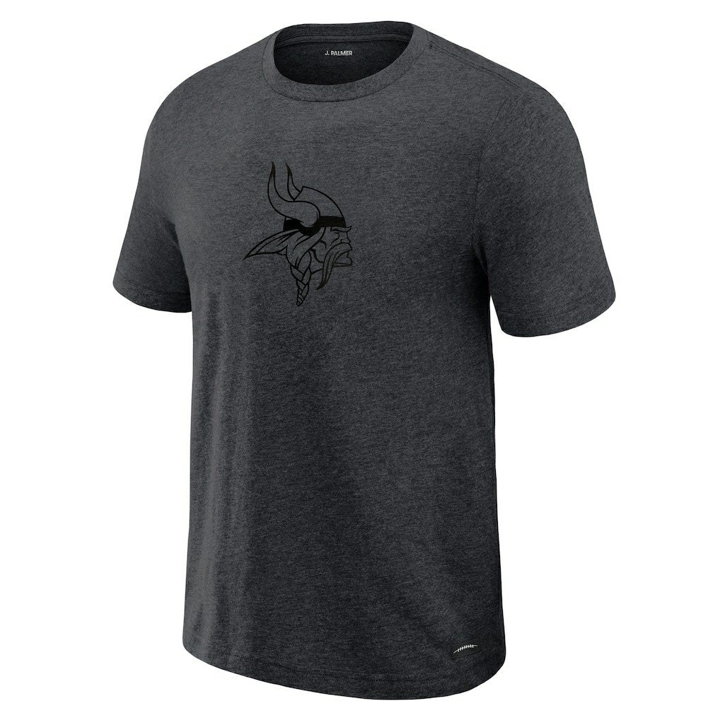 Minnesota Vikings J. Palmer Players Lounge Tri-Blend T-Shirt Graphite
