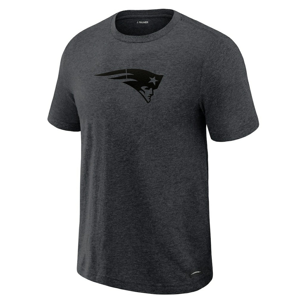 New England Patriots J. Palmer Players Lounge Tri-Blend T-Shirt Graphite