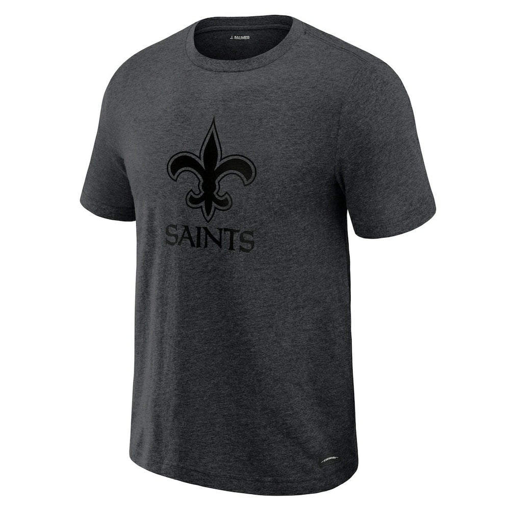 New Orleans Saints J. Palmer Players Lounge Tri-Blend T-Shirt Graphite