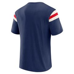 Fanatics New York Giants Darius Rucker Collection Distressed Throwback Shoulder Stripe T-Shirt Royal