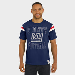 Fanatics New York Giants Darius Rucker Collection Distressed Throwback Shoulder Stripe T-Shirt Royal