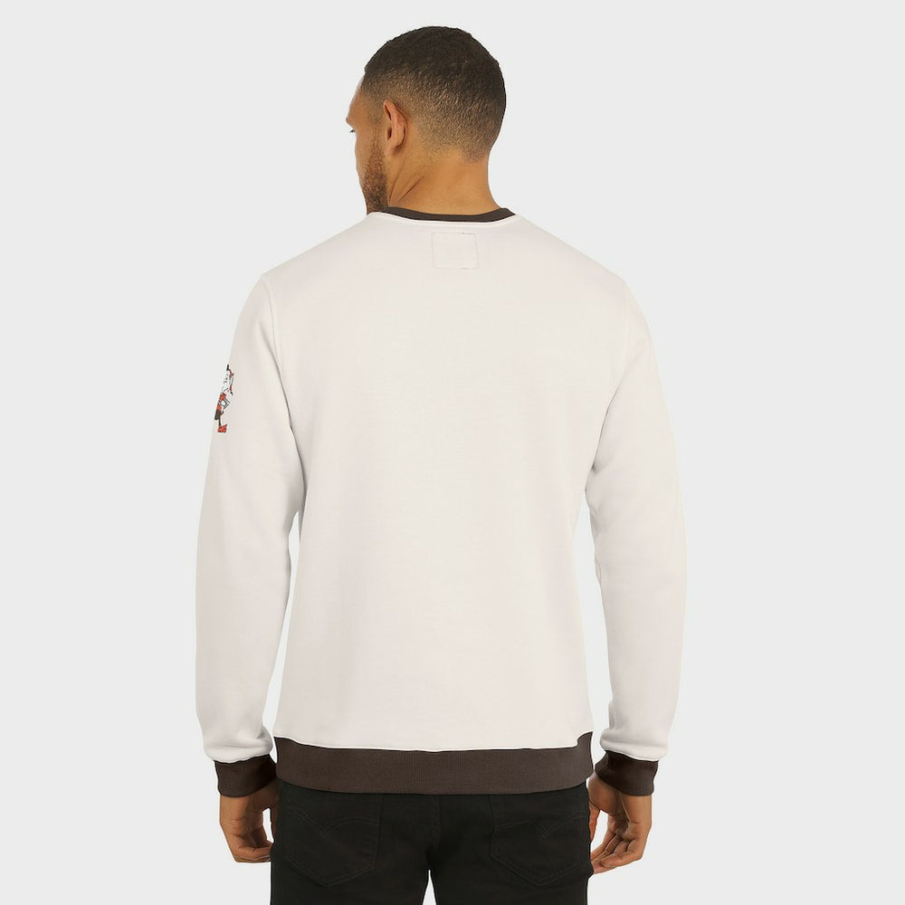Fanatics Cleveland Browns Darius Rucker Collection Colorblock Pullover Sweatshirt Cream