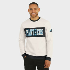 Fanatics Carolina Panthers Darius Rucker Collection Colorblock Pullover Sweatshirt Cream