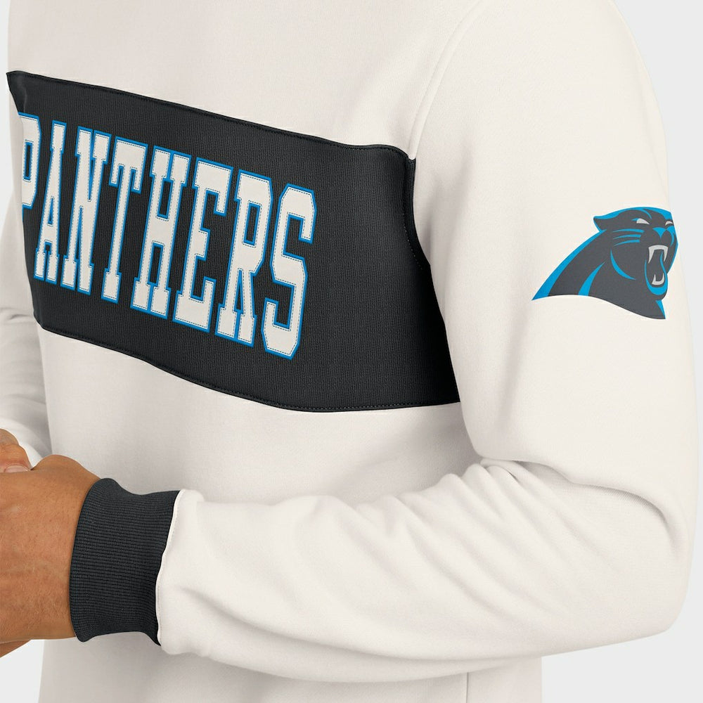 Fanatics Carolina Panthers Darius Rucker Collection Colorblock Pullover Sweatshirt Cream