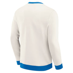 Fanatics Detroit Lions Darius Rucker Collection Colorblock Pullover Sweatshirt Cream