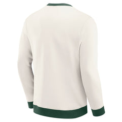 Fanatics Green Bay Packers Darius Rucker Collection Colorblock Pullover Sweatshirt Cream