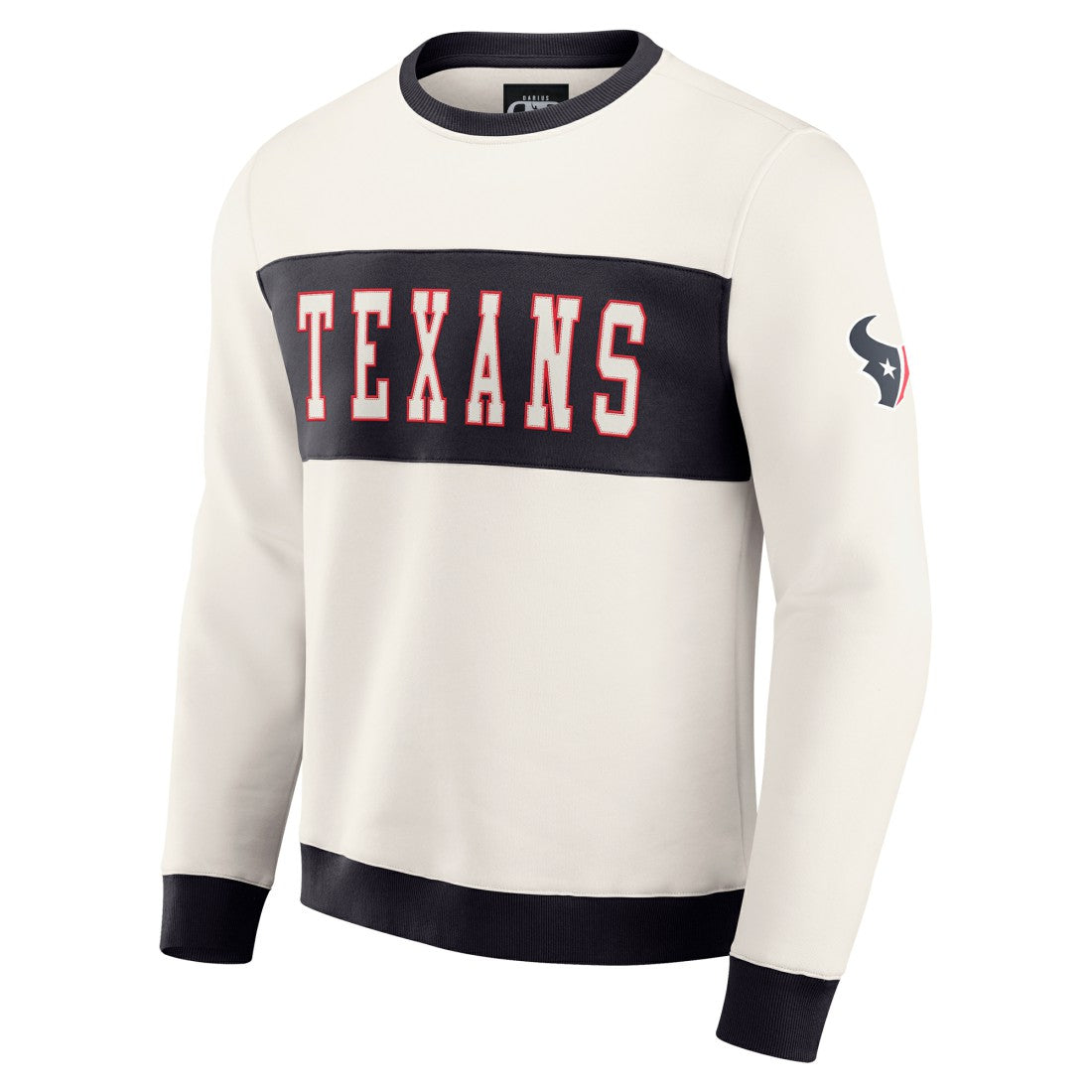Fanatics Houston Texans Darius Rucker Collection Colorblock Pullover Sweatshirt Cream