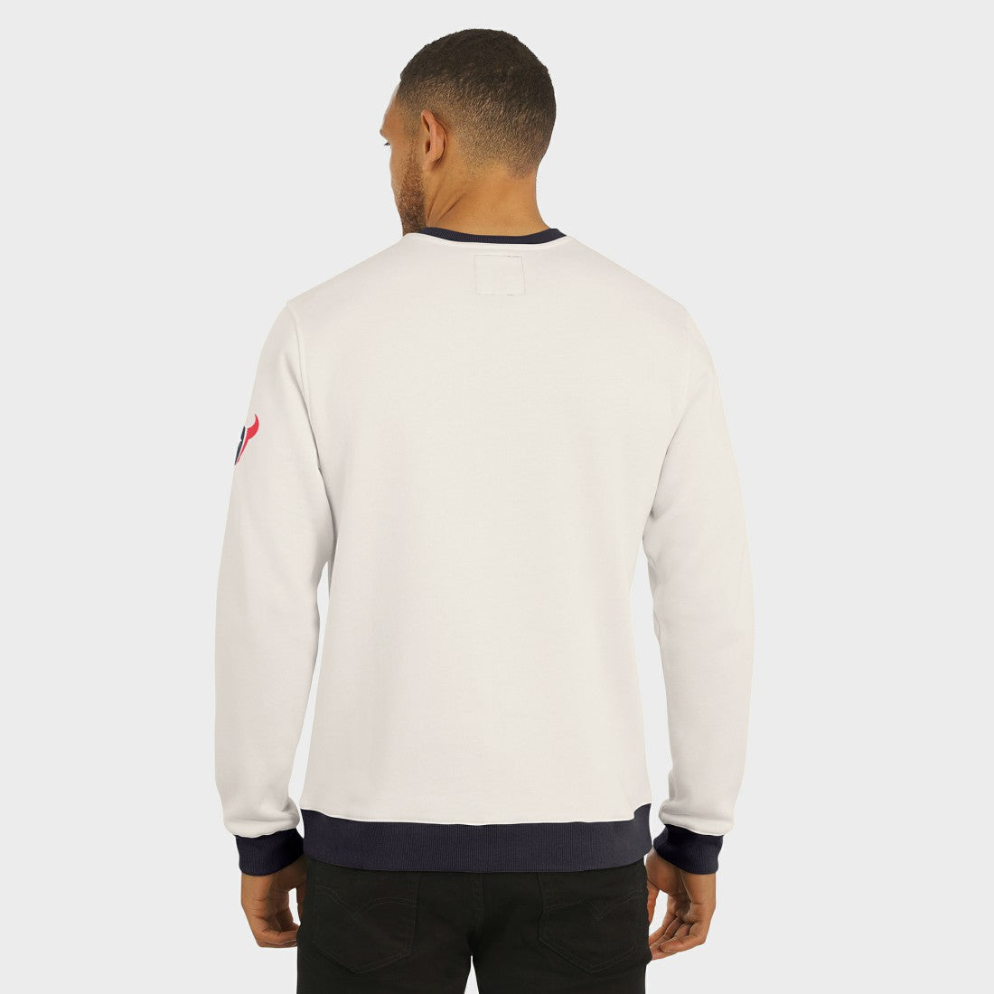 Fanatics Houston Texans Darius Rucker Collection Colorblock Pullover Sweatshirt Cream