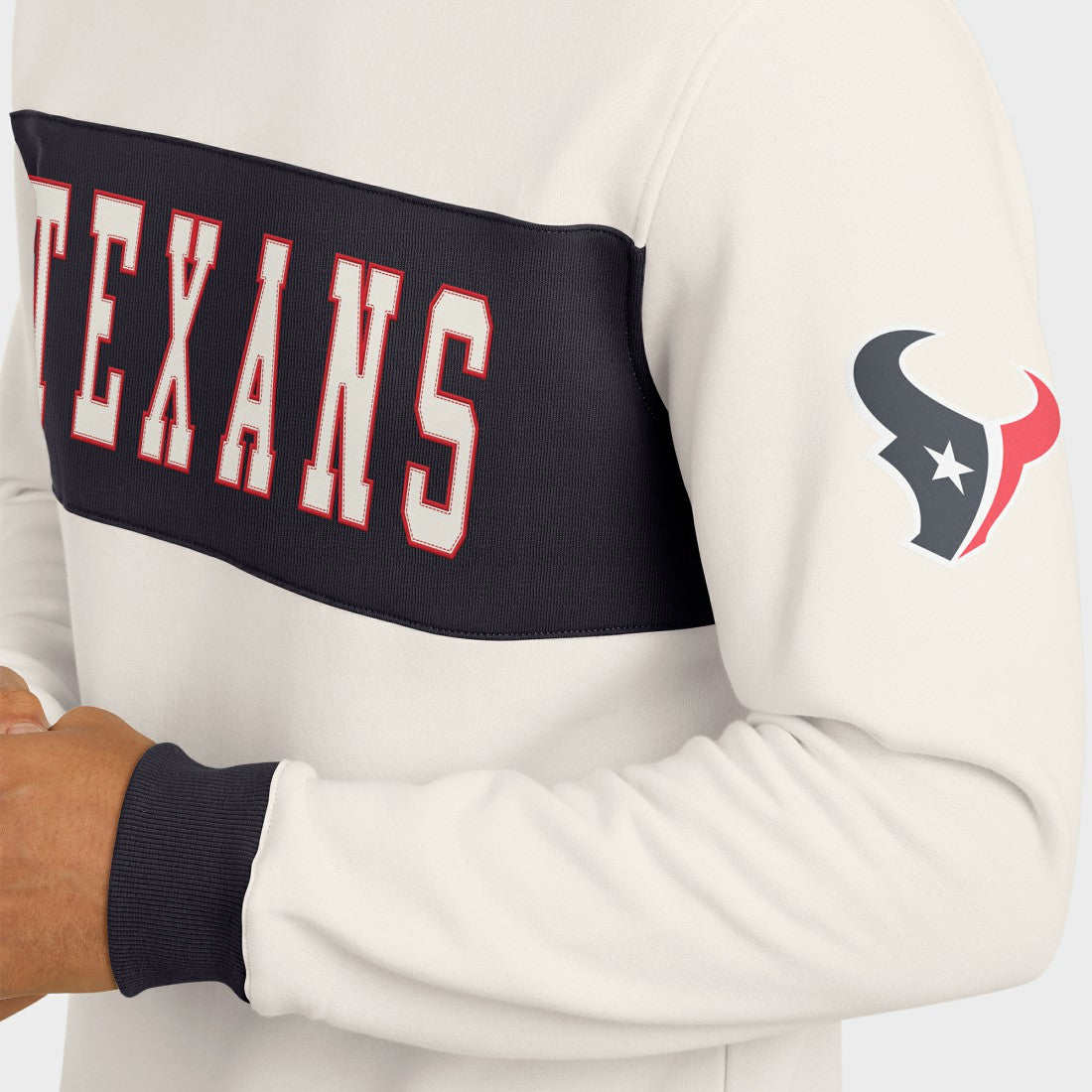 Fanatics Houston Texans Darius Rucker Collection Colorblock Pullover Sweatshirt Cream