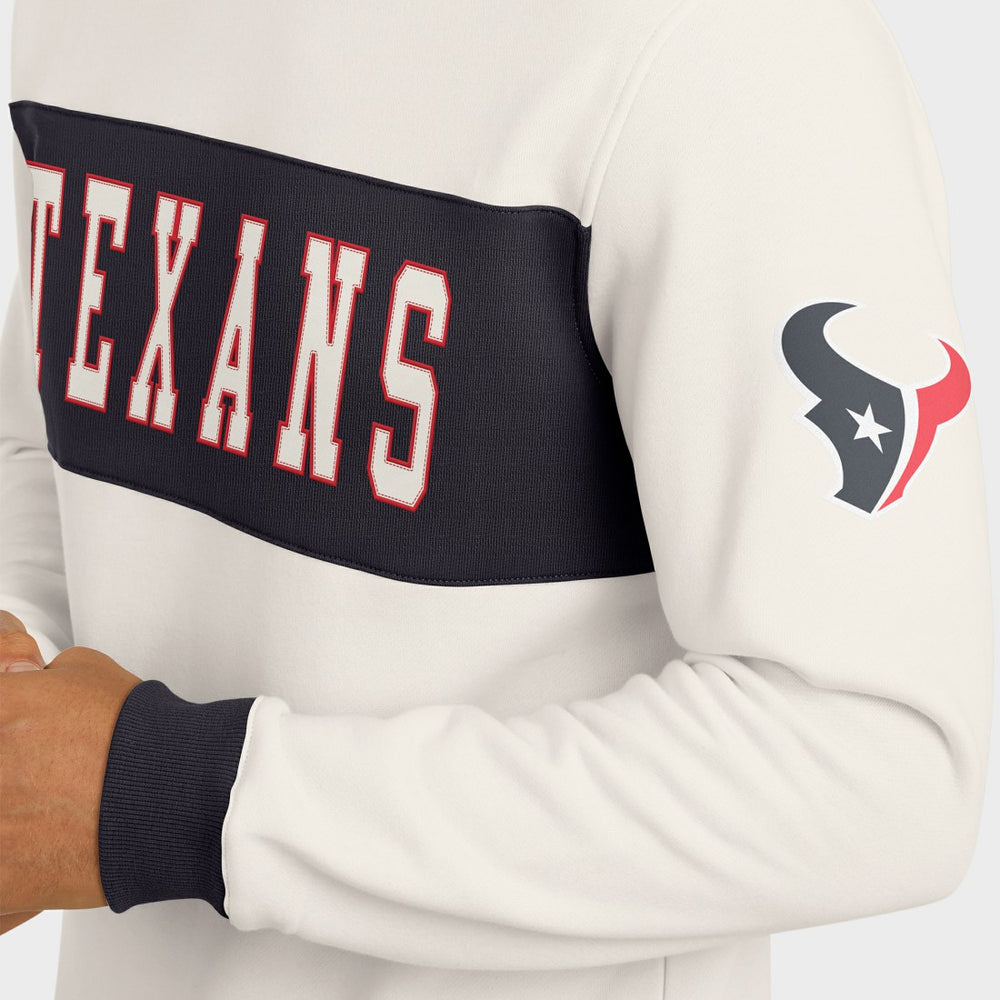 Fanatics Houston Texans Darius Rucker Collection Colorblock Pullover Sweatshirt Cream