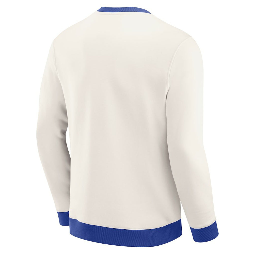 Fanatics Los Angeles Rams Darius Rucker Collection Colorblock Pullover Sweatshirt Cream