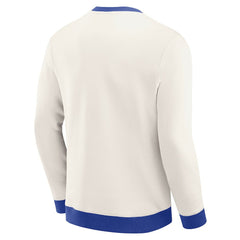 Fanatics Los Angeles Rams Darius Rucker Collection Colorblock Pullover Sweatshirt Cream