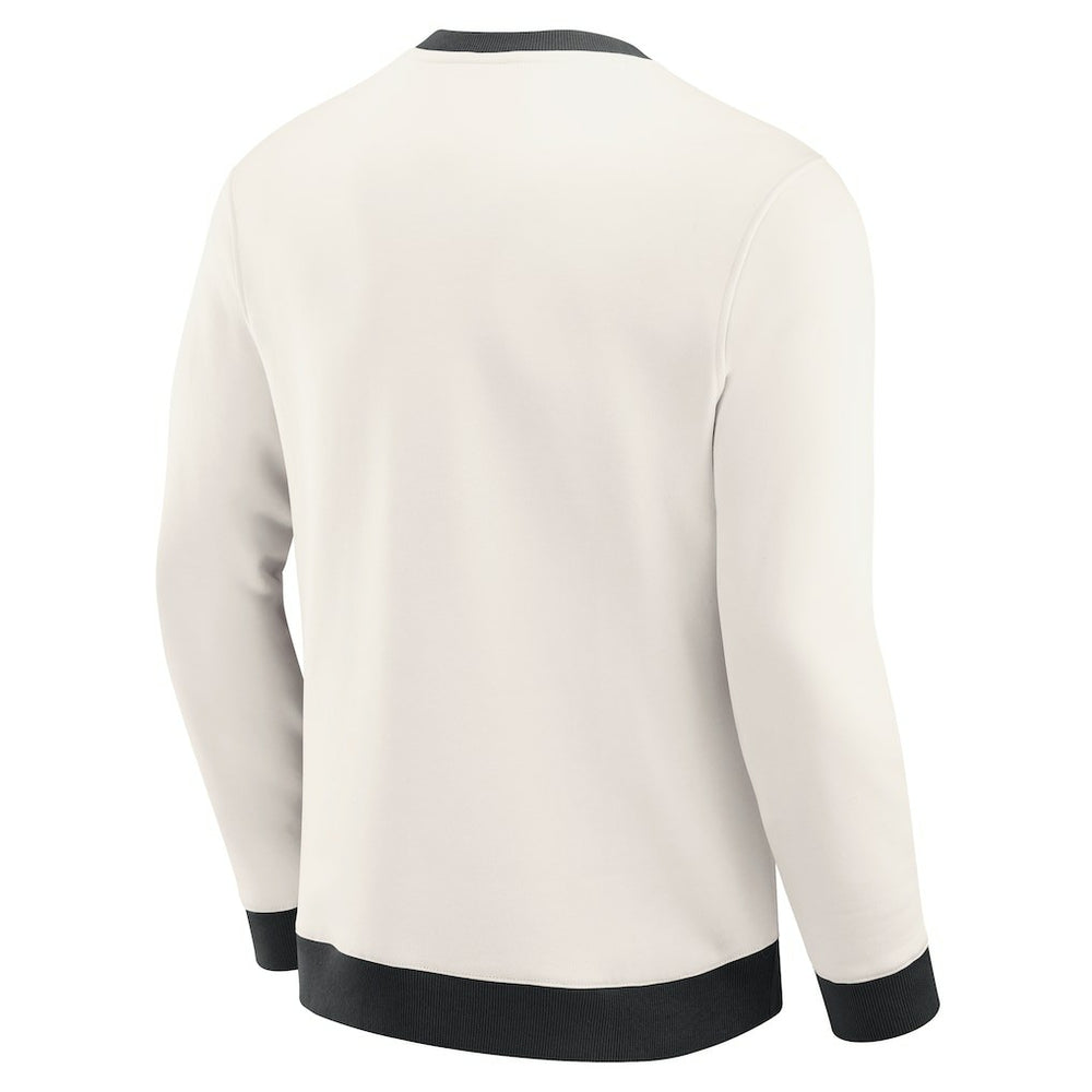 Fanatics Las Vegas Raiders Darius Rucker Collection Colorblock Pullover Sweatshirt Cream