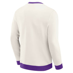 Fanatics Minnesota Vikings Darius Rucker Collection Colorblock Pullover Sweatshirt Cream