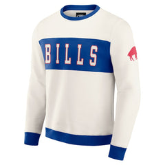 Fanatics Buffalo Bills Darius Rucker Collection Colorblock Pullover Sweatshirt Cream