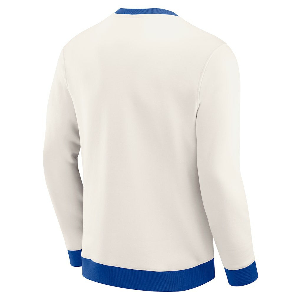 Fanatics Buffalo Bills Darius Rucker Collection Colorblock Pullover Sweatshirt Cream