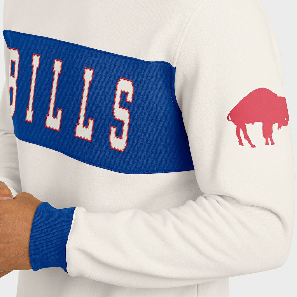 Fanatics Buffalo Bills Darius Rucker Collection Colorblock Pullover Sweatshirt Cream
