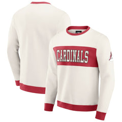 Fanatics Arizona Cardinals Darius Rucker Collection Colorblock Pullover Sweatshirt Cream