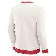Fanatics Arizona Cardinals Darius Rucker Collection Colorblock Pullover Sweatshirt Cream