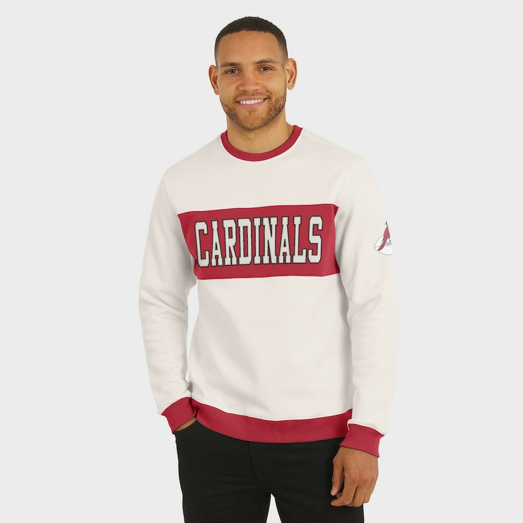 Fanatics Arizona Cardinals Darius Rucker Collection Colorblock Pullover Sweatshirt Cream