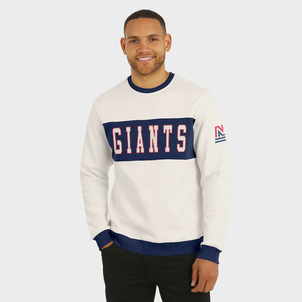 Fanatics New York Giants Darius Rucker Collection Colorblock Pullover Sweatshirt Cream