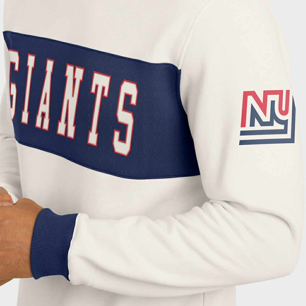 Fanatics New York Giants Darius Rucker Collection Colorblock Pullover Sweatshirt Cream