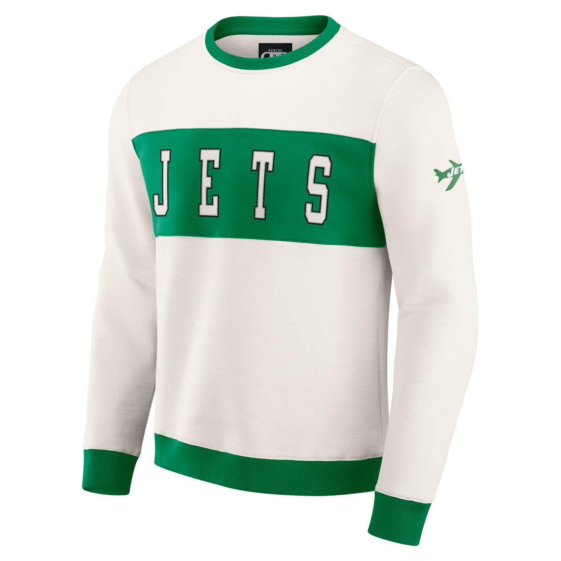 Fanatics New York Jets Darius Rucker Collection Colorblock Pullover Sweatshirt Cream