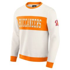 Fanatics Tampa Bay Buccaneers Darius Rucker Collection Colorblock Pullover Sweatshirt Cream