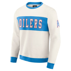 Fanatics Tennessee Titans Darius Rucker Collection Colorblock Pullover Sweatshirt Cream