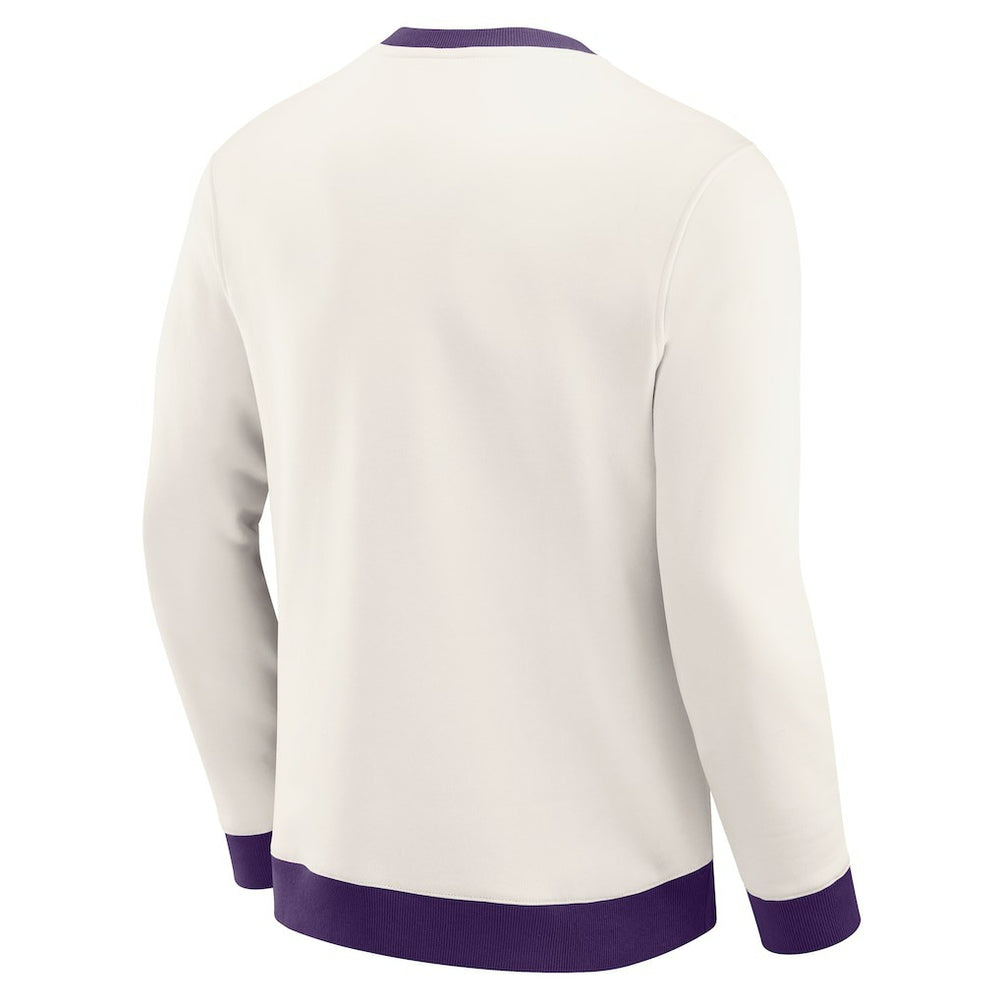 Fanatics Baltimore Ravens Darius Rucker Collection Colorblock Pullover Sweatshirt Cream