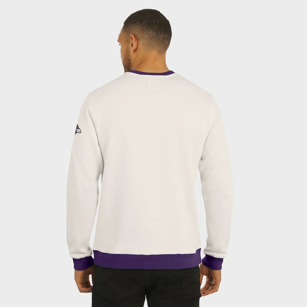 Fanatics Baltimore Ravens Darius Rucker Collection Colorblock Pullover Sweatshirt Cream