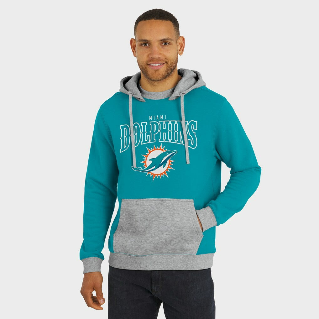Fanatics Miami Dolphins Darius Rucker Collection Coaches Hoodie Aqua