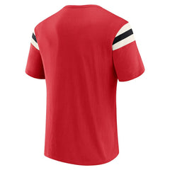 Fanatics Atlanta Falcons Darius Rucker Collection Football Stripe Sleeve T-Shirt Red