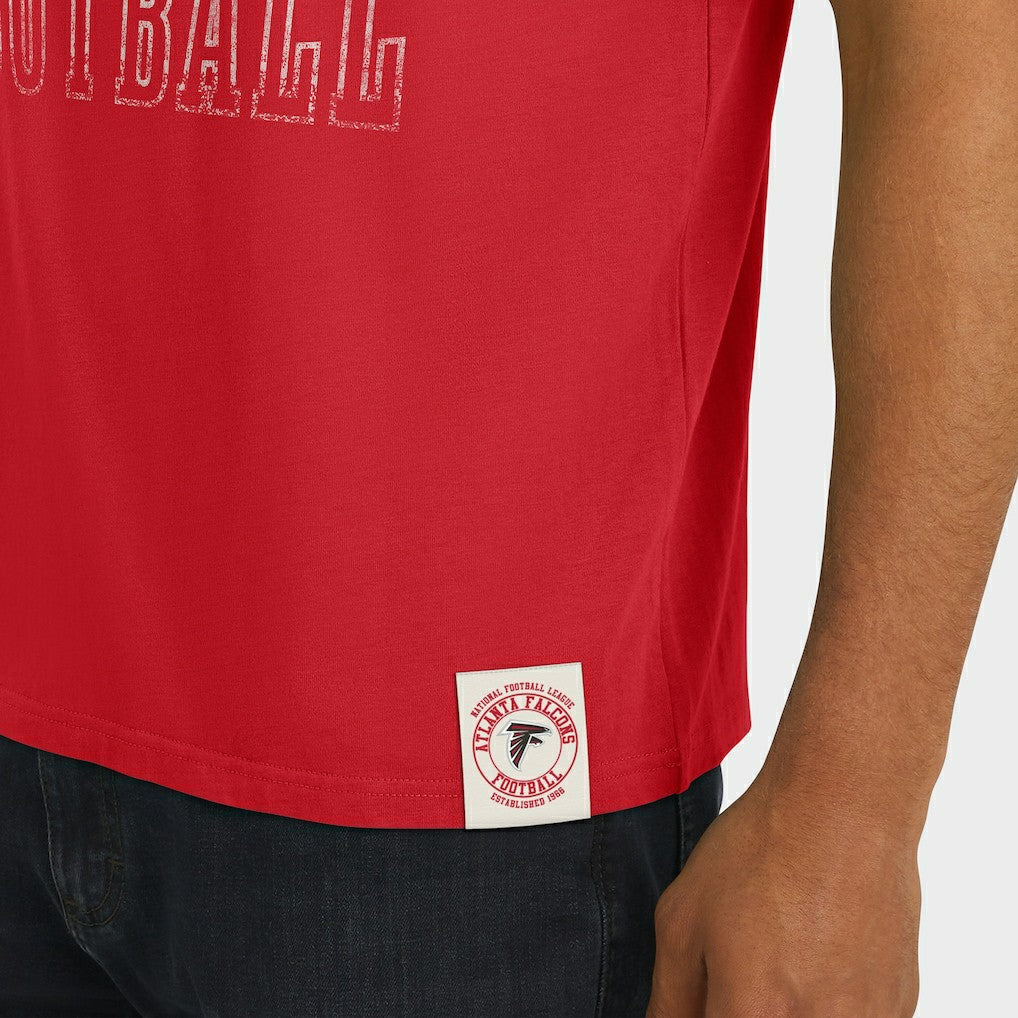 Fanatics Atlanta Falcons Darius Rucker Collection Football Stripe Sleeve T-Shirt Red
