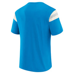 Fanatics Detroit Lions Darius Rucker Collection Football Stripe Sleeve T-Shirt Blue