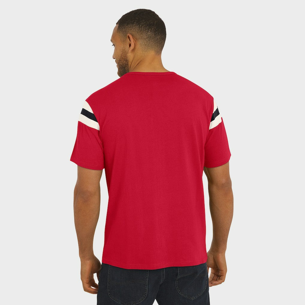 Fanatics Arizona Cardinals Darius Rucker Collection Football Stripe Sleeve T-Shirt Cardinal