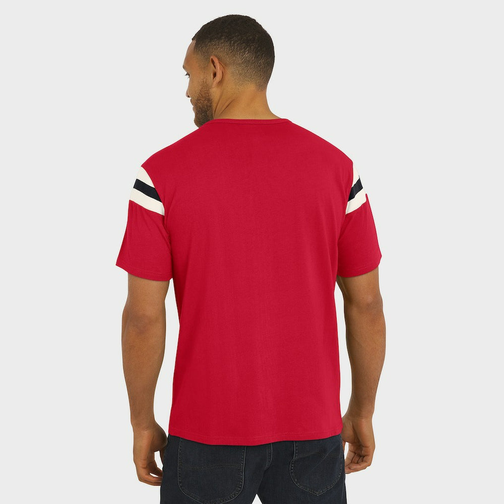 Fanatics Arizona Cardinals Darius Rucker Collection Football Stripe Sleeve T-Shirt Cardinal
