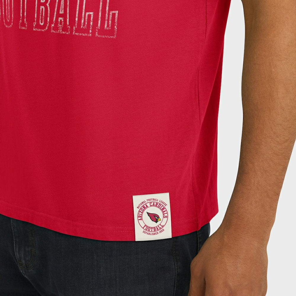 Fanatics Arizona Cardinals Darius Rucker Collection Football Stripe Sleeve T-Shirt Cardinal